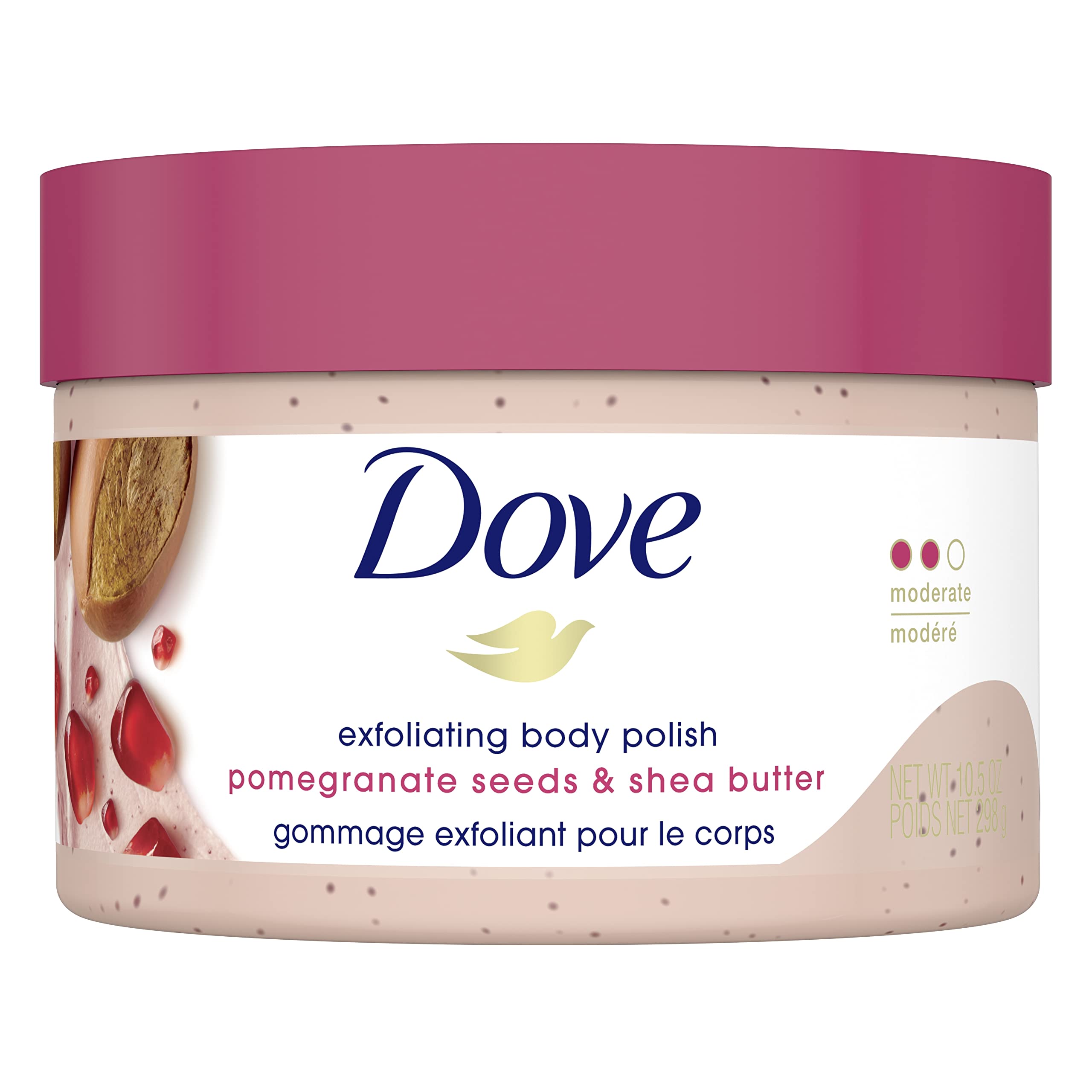 Dove Exfoliating Body Polish Scrub For Silky, Soft Skin