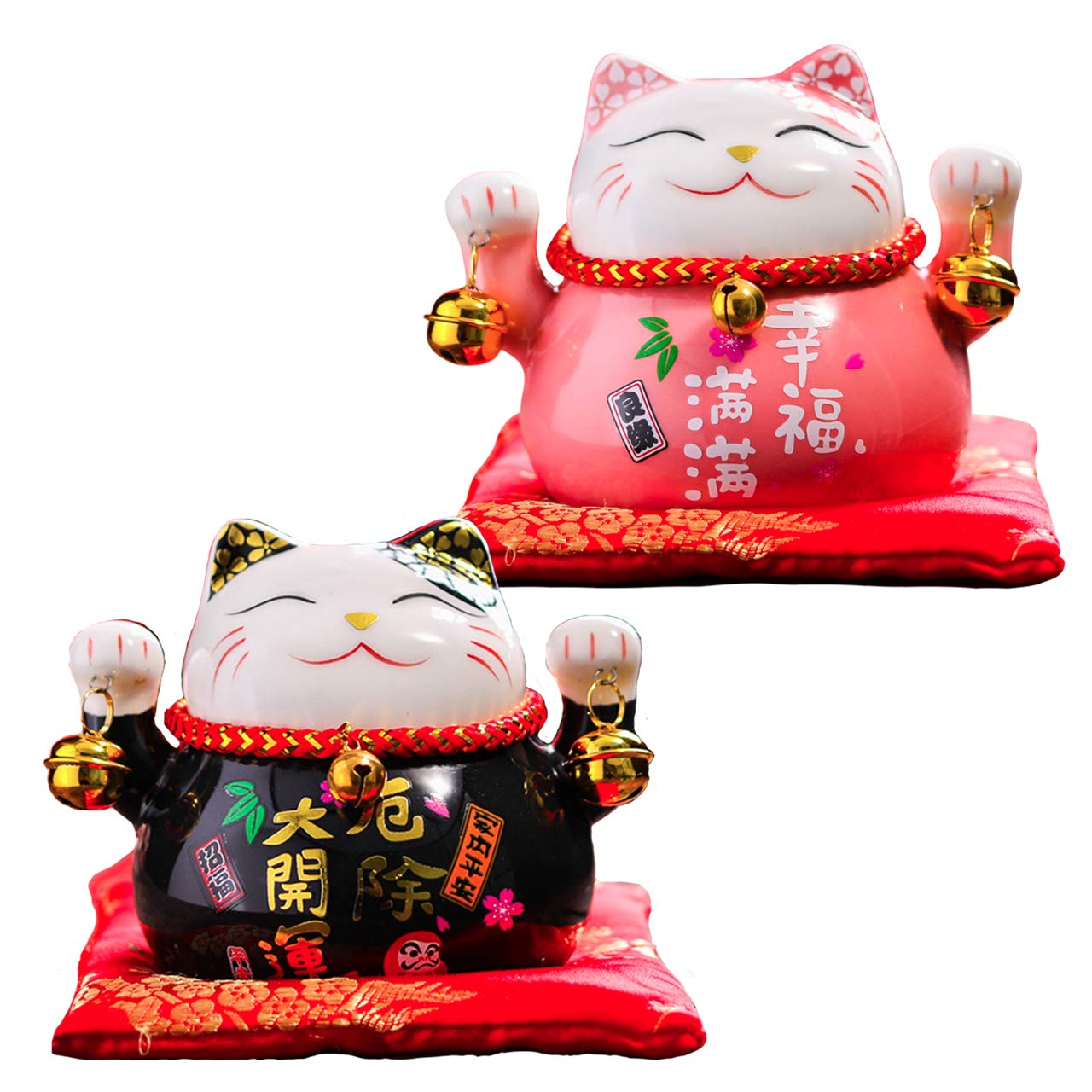 Amazon.co.jp: Felimoa 開運招き猫 貯金箱 風水 インテリア置物 金運
