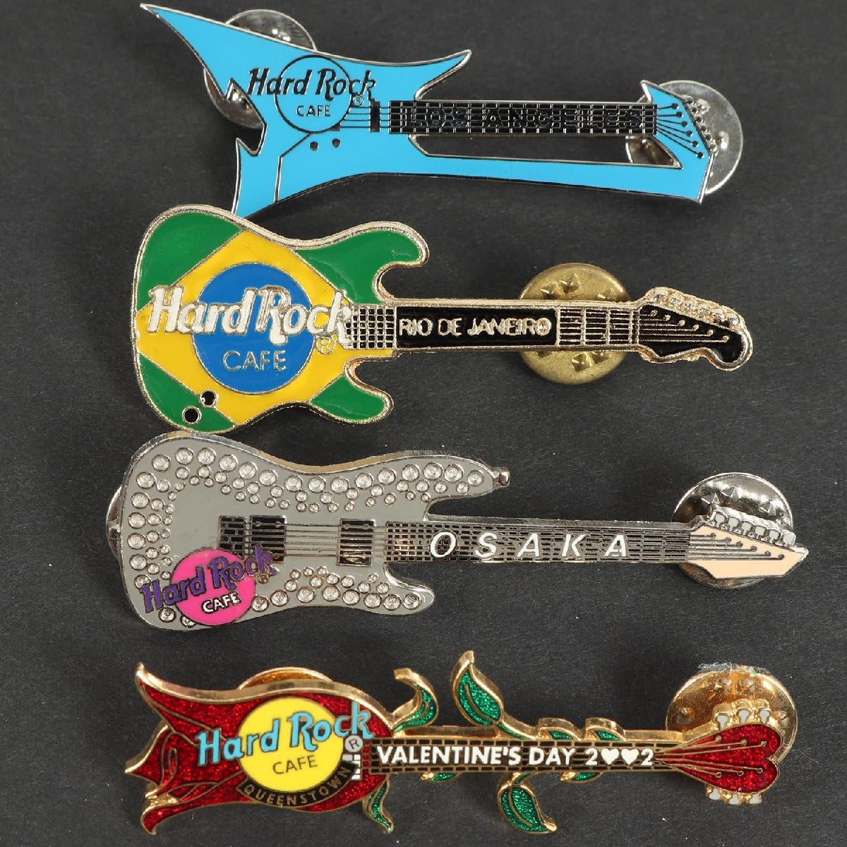 Amazon | ハードロックカフェ ピンバッジ バッチ ピンズ ギター 10個