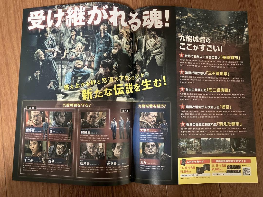 Amazon.co.jp: トワイライト ウォリアーズ 決戦 九龍城砦 パンフレット