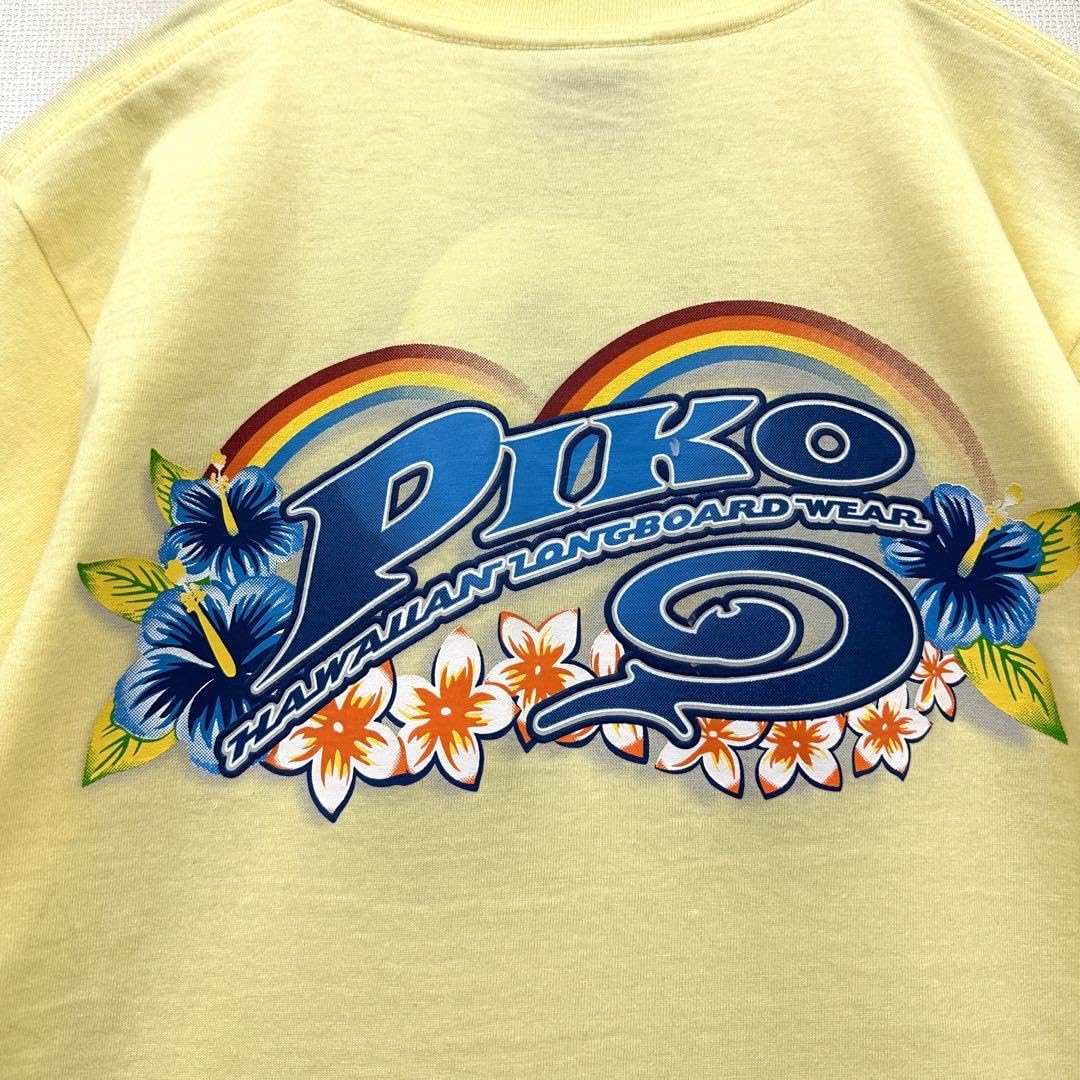Amazon.co.jp: タグ付き PIKO ピコ ハイビスカス柄 サーフプリントT