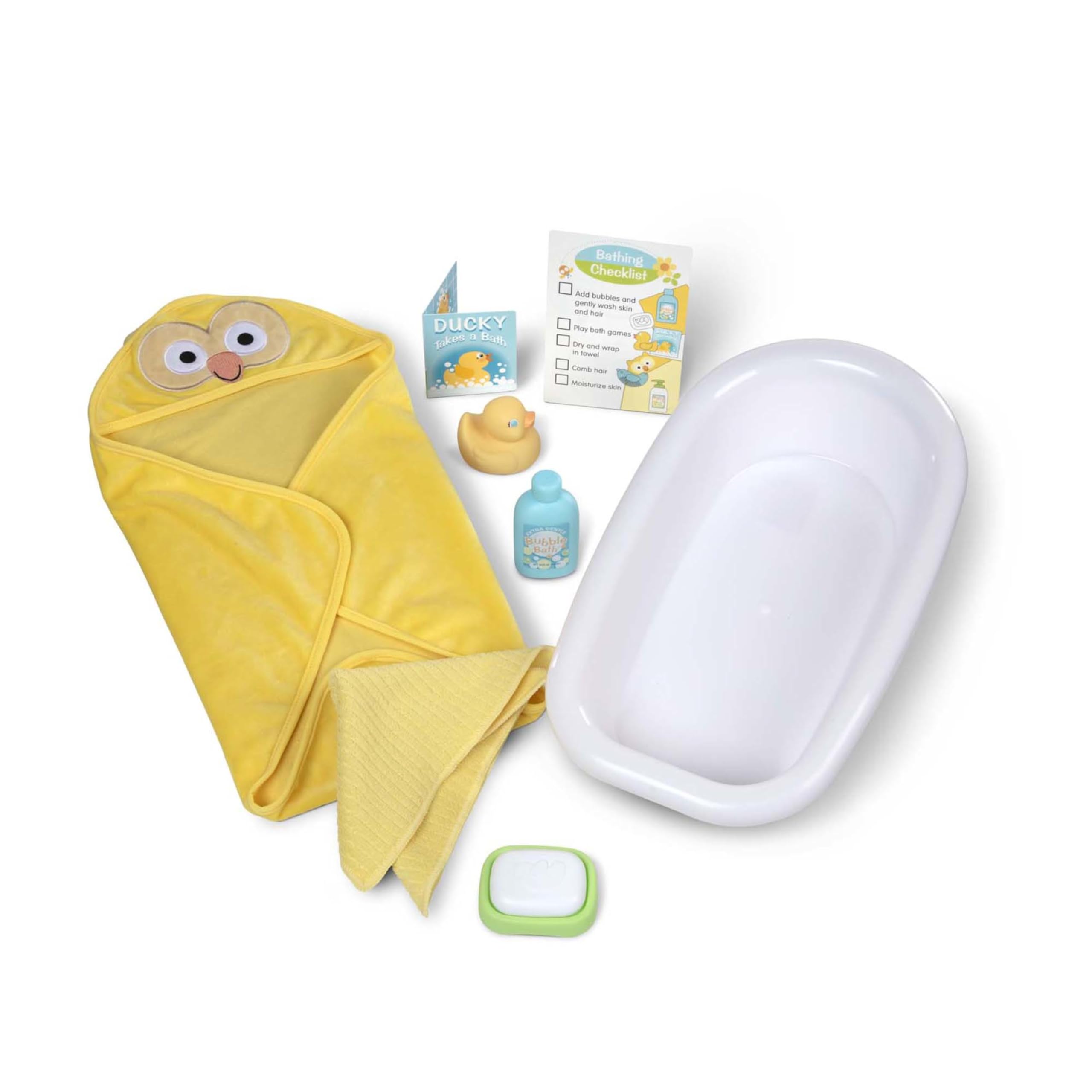 Amazon.com: Melissa & Doug Mine to Love Deluxe Baby Care Play Set