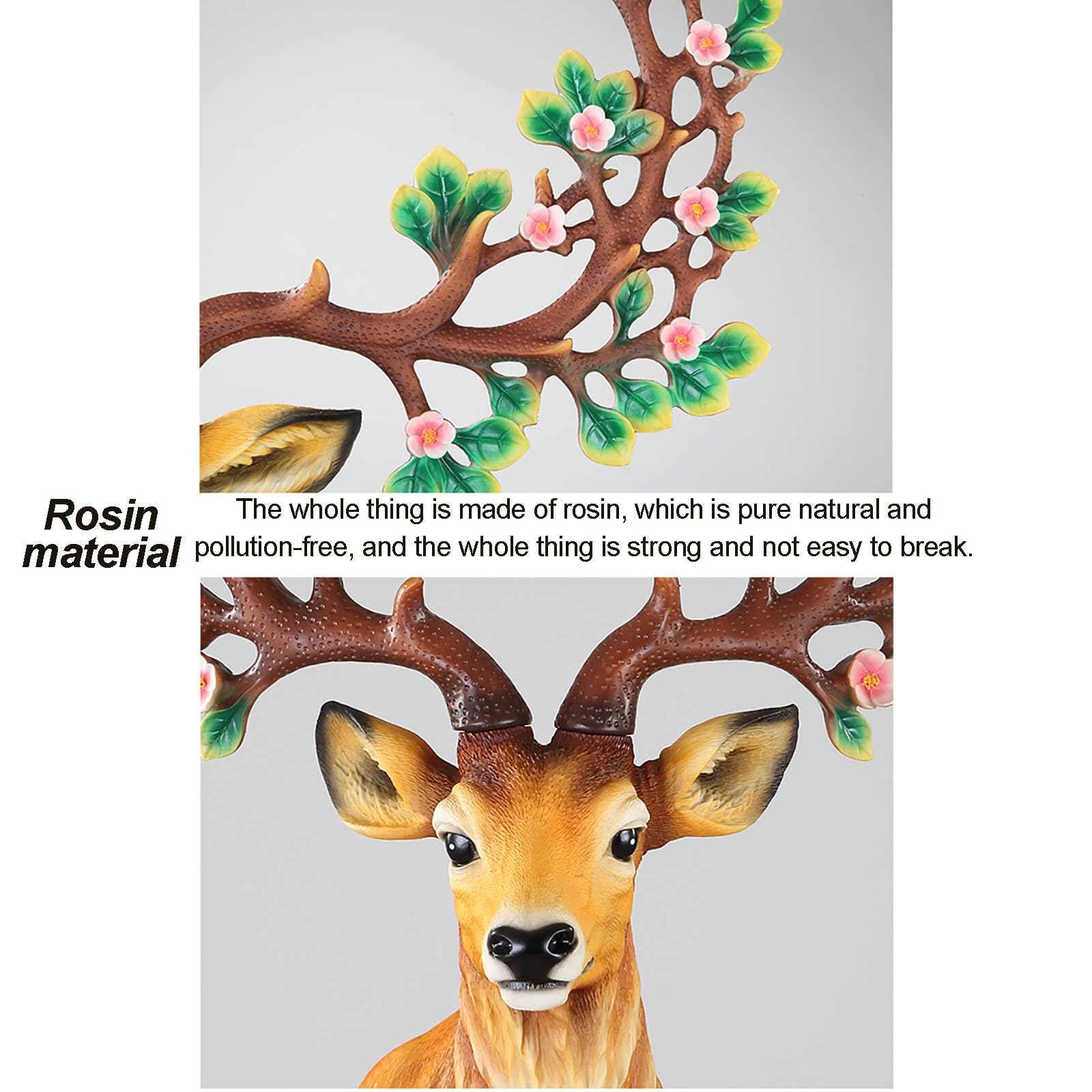 Amazon.co.jp: 鹿 オブジェ壁飾り アニマルヘッド インテリア鹿ヘッド