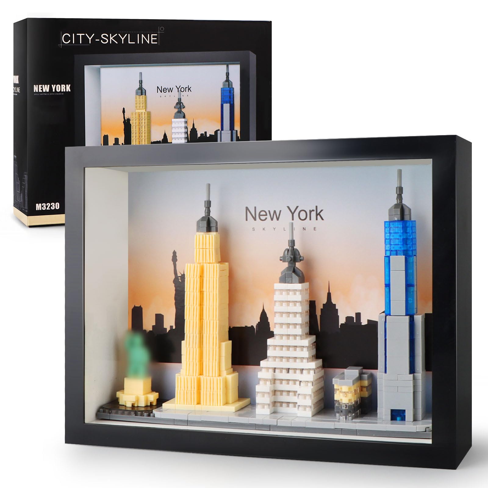 Amazon.com: Vziimo New York City Skyline Micro Block Building Set