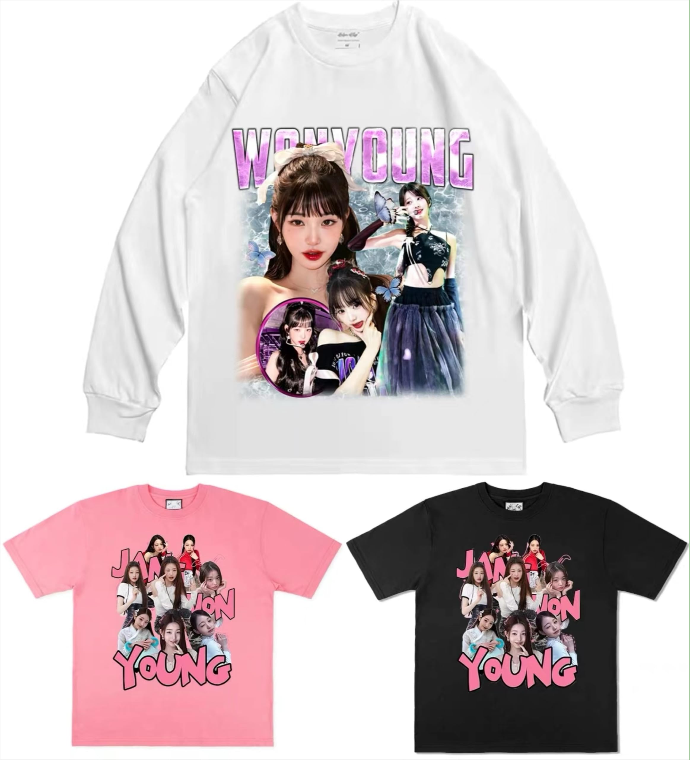 Amazon.co.jp: アイブ IVE ウォニョン グッズ Tシャツ 長袖 スウェット