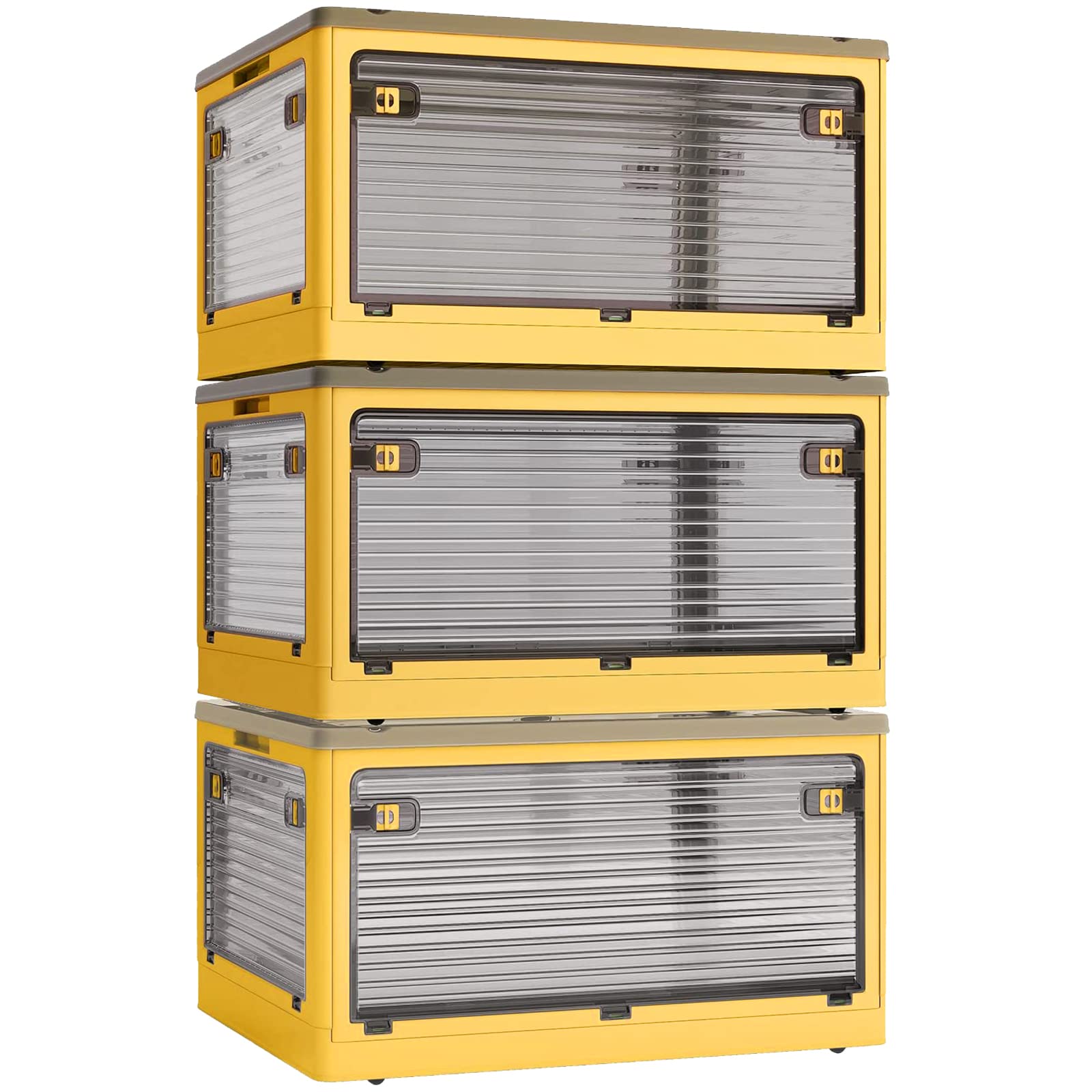 Amazon｜X XUNTAO【収納ボックス 折りたたみ】蓋付き 積み重ね 全方向