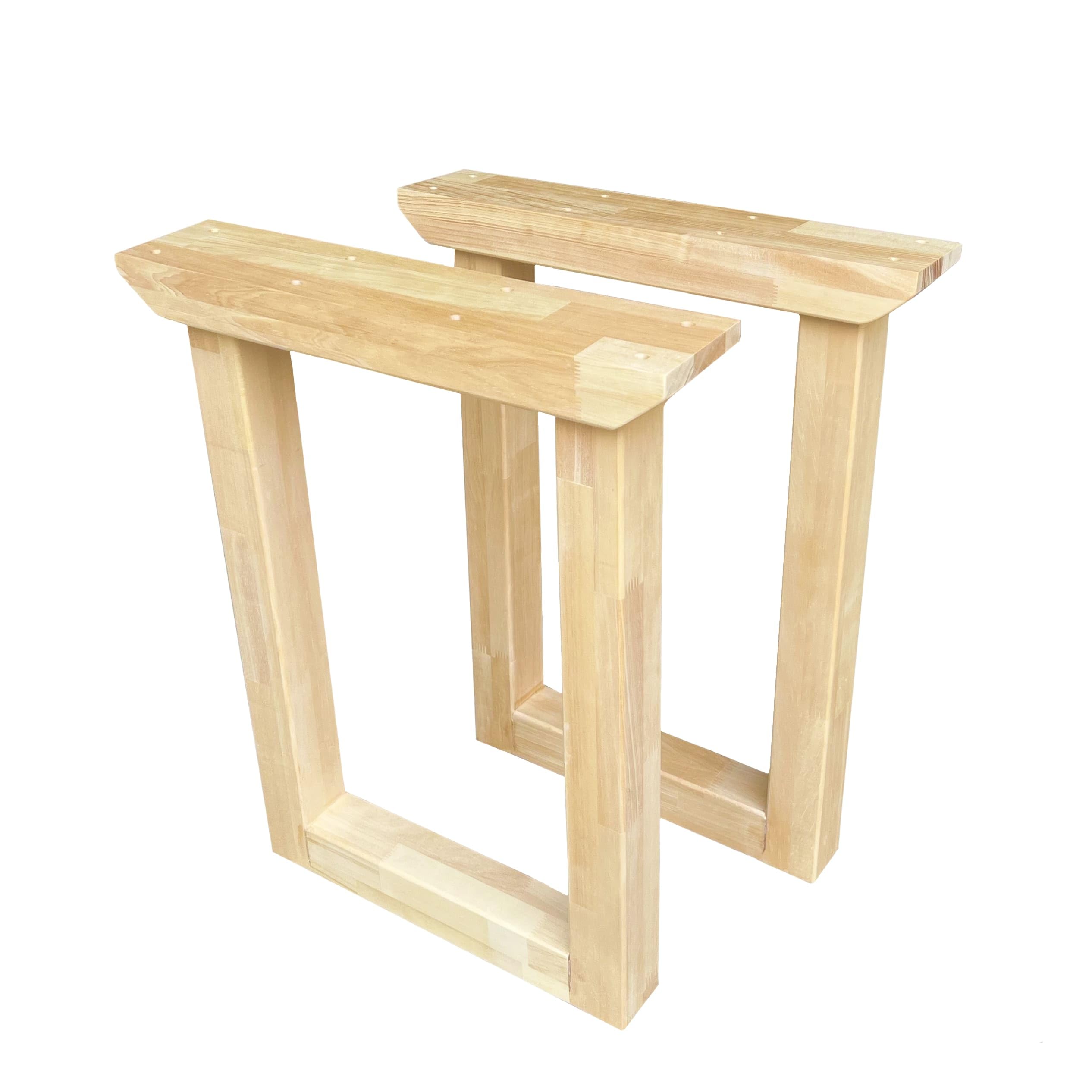 Amazon.co.jp: テーブル 脚 DIY 木製 パイン W340×H970mm クリア色