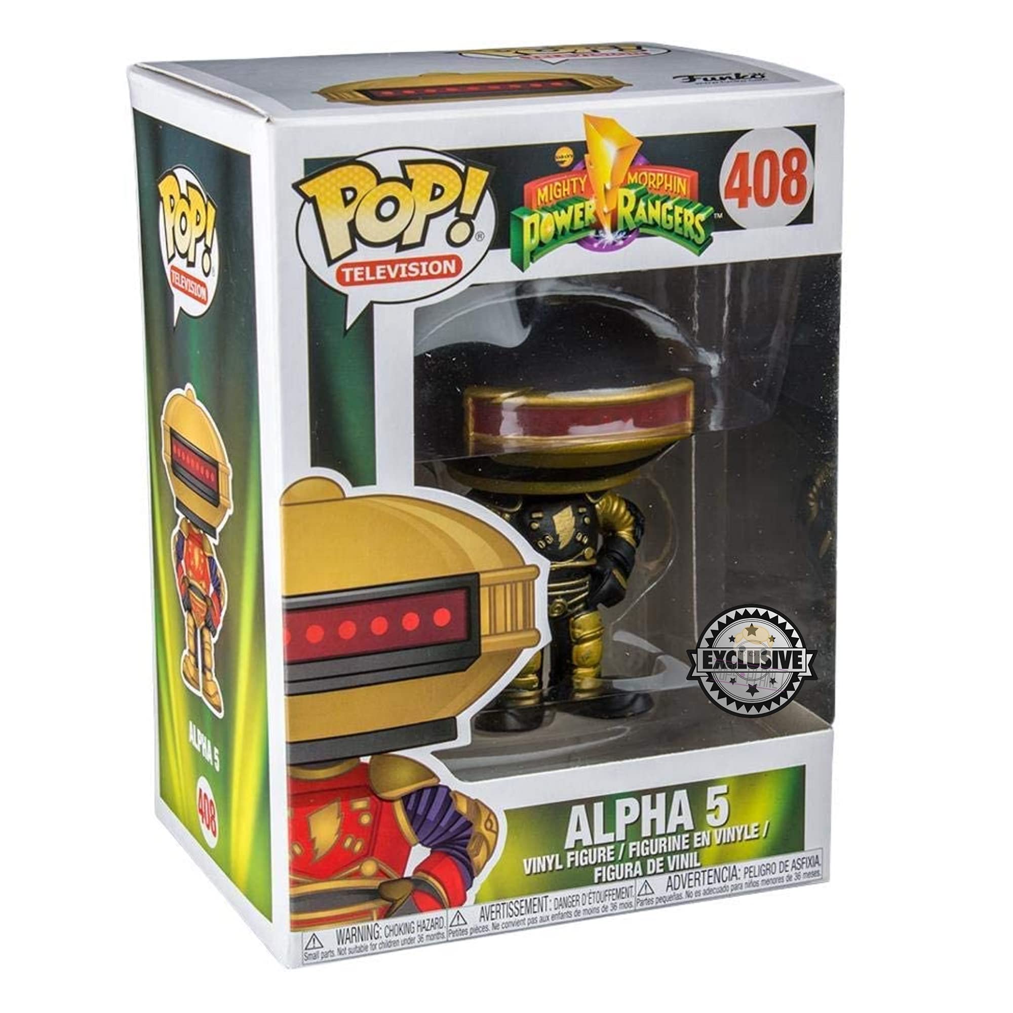 Amazon.com: Funko Pop Power Rangers: Black and Gold Alpha 5