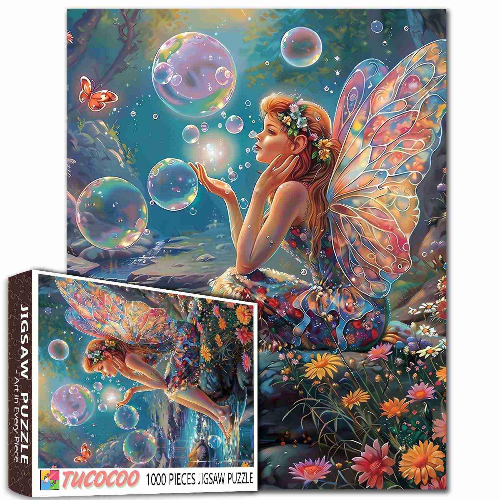 Amazon.com: 1000 Piece Jigsaw Puzzles for Adults Beautiful Fairy