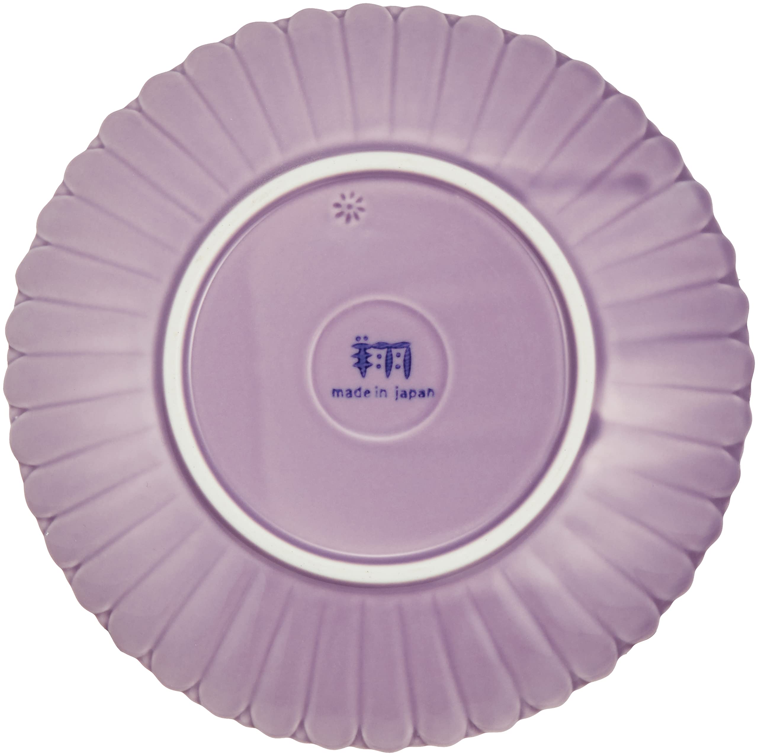 Amazon｜波佐見焼 プレート 皿 M 約17cm マリーゴールド パープル 日本
