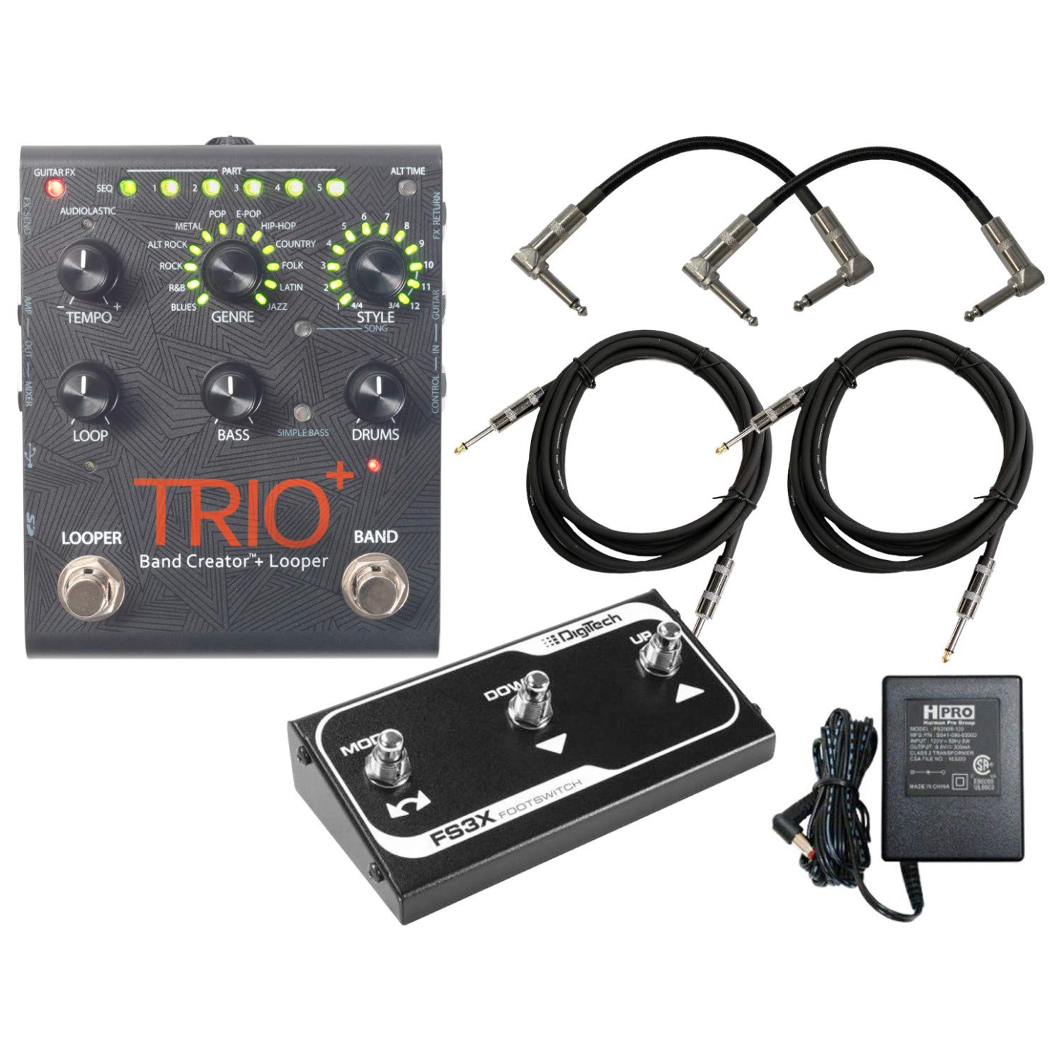 Amazon.com: DigiTech Trio+ Band Creator + Looper w/ FS3X