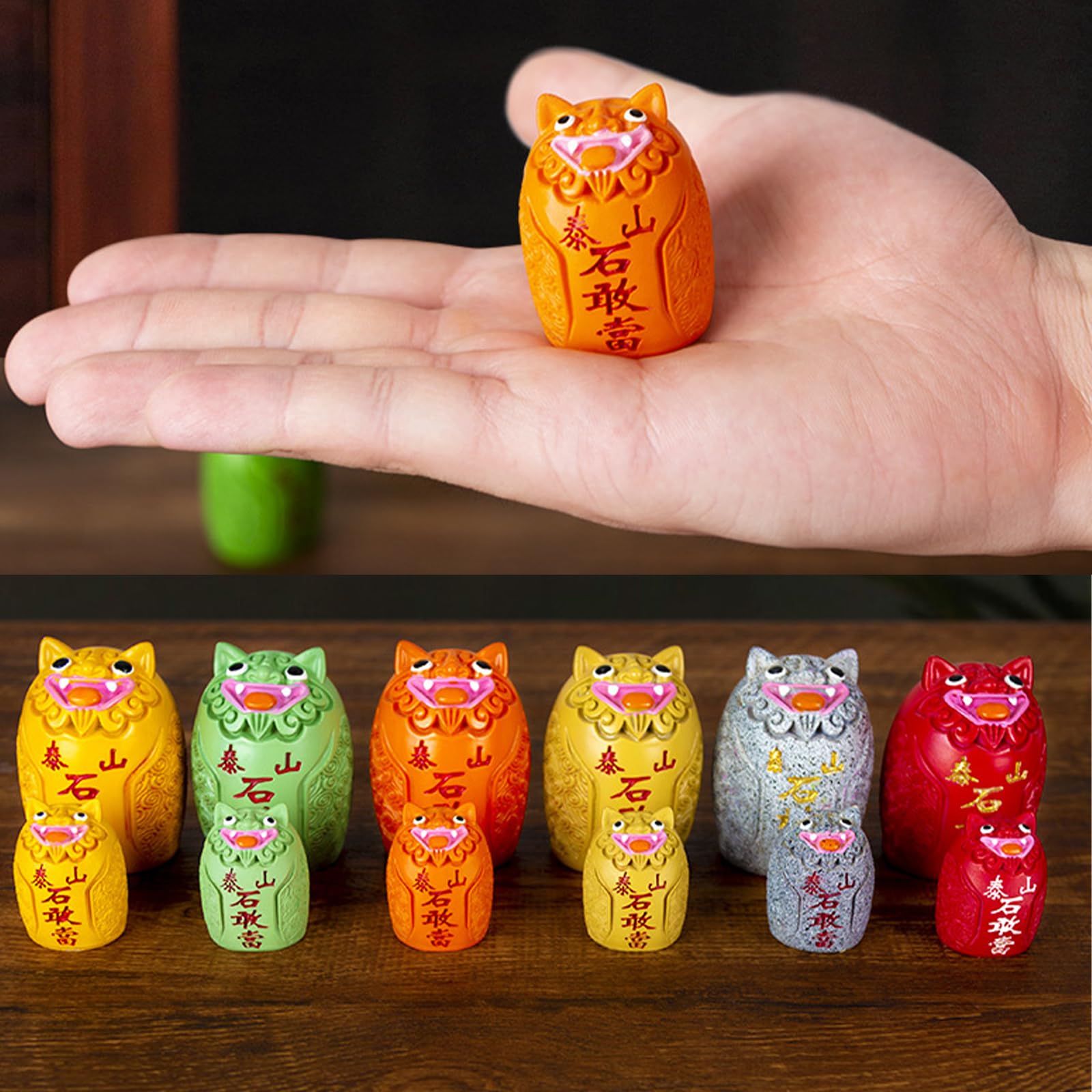 Amazon.co.jp: OBOROZUKI 石敢當 魔除け 置物 オブジェ インテリア