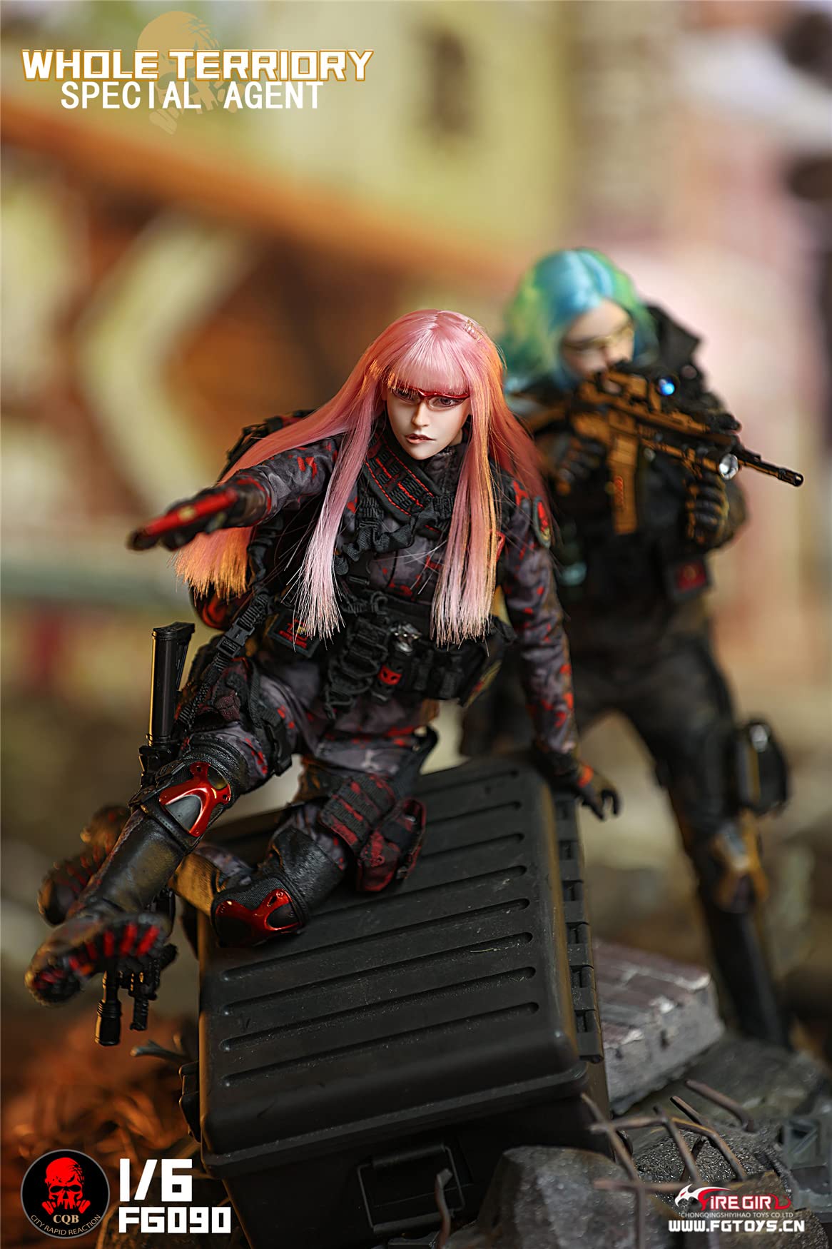 Amazon | [Tbmodel] Fire girl toys 1/6 フィギュア 女性 エージェント