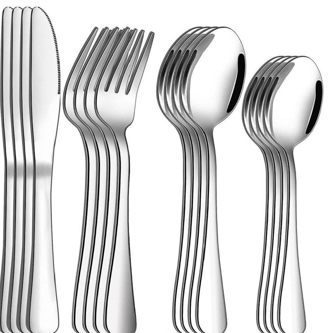 Amazon｜銀食器セット カトラリー ナイフ/フォーク/スプーン