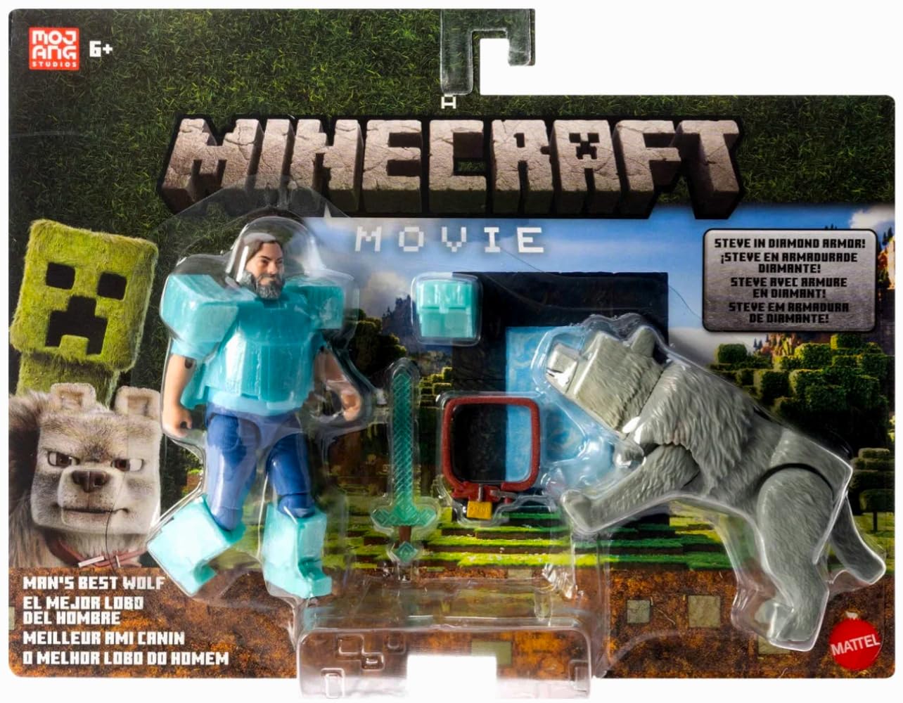 Amazon.co.jp: マインクラフト・ザ・ムービー マテル 4インチ