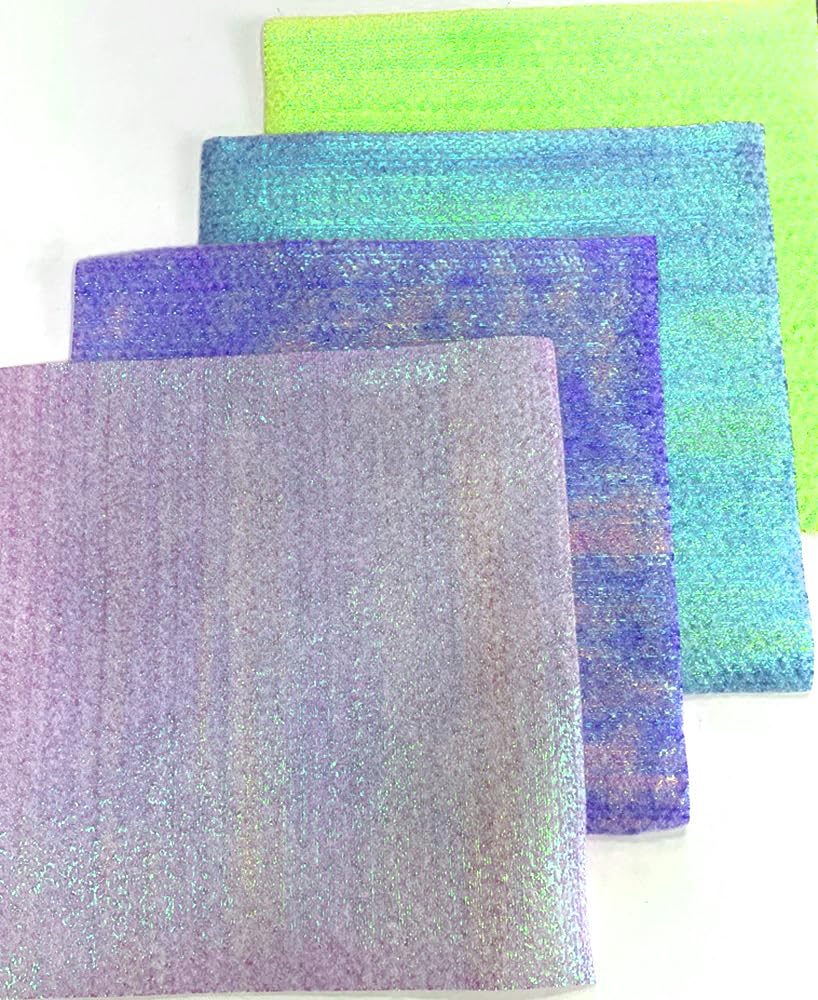 Amazon | 20cm×20cm オーロラクロスフェルト風 手芸 パッチワーク 刺繍