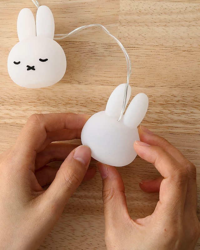 Amazon.co.jp: ティーズファクトリー ミッフィーガーランドライト