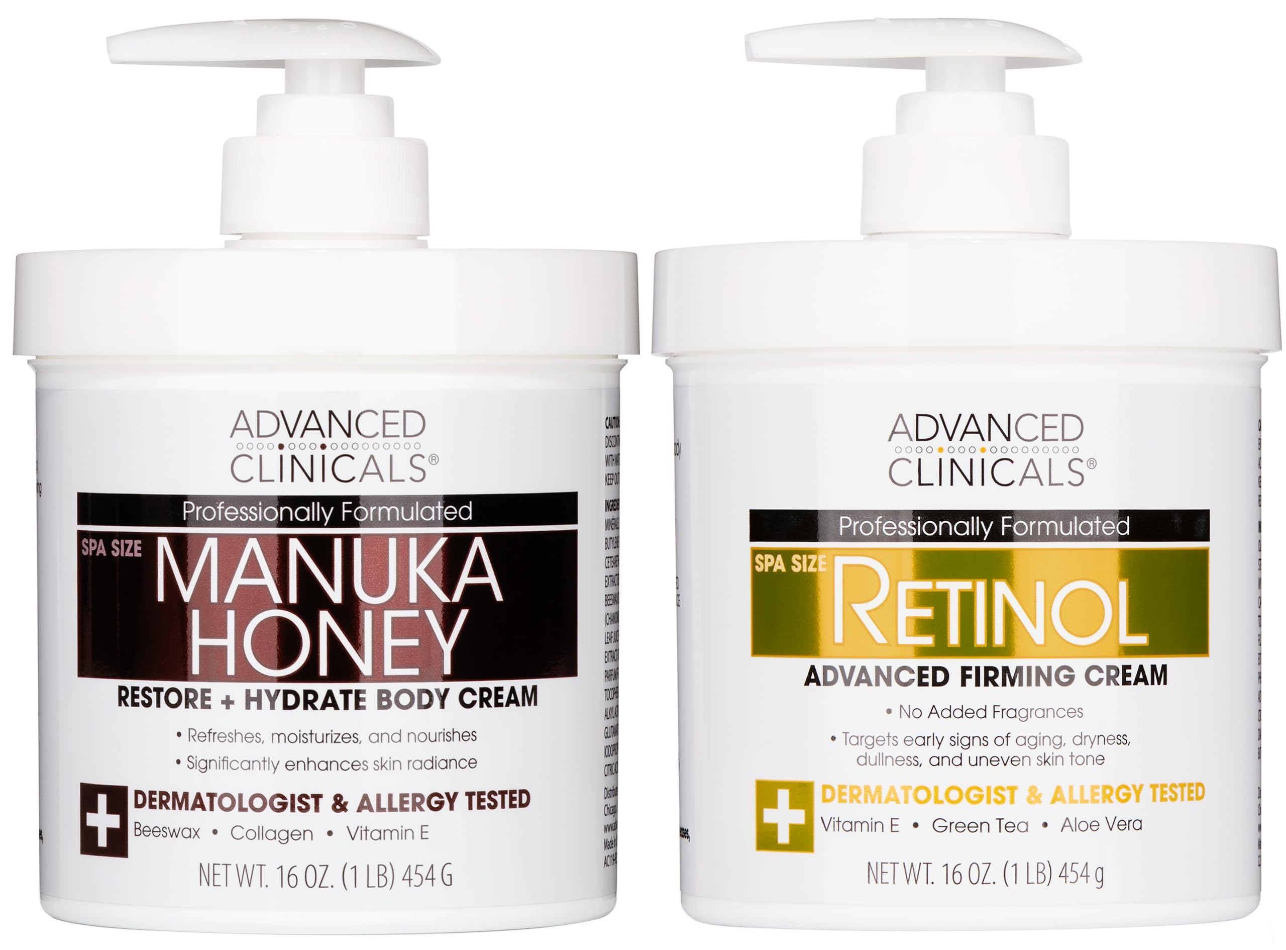 Amazon.com : Advanced Clinicals Manuka Honey Hydrating Cream +