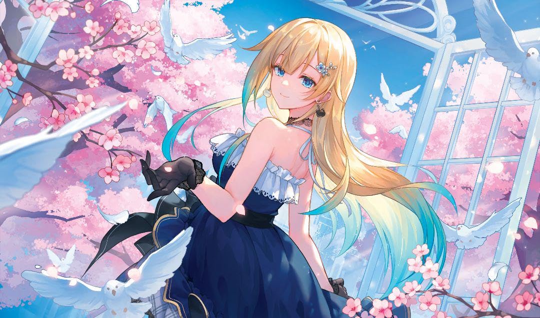 Amazon.co.jp: ぶいすぽ 藍沢エマ プレイマット デスクマット ラバー