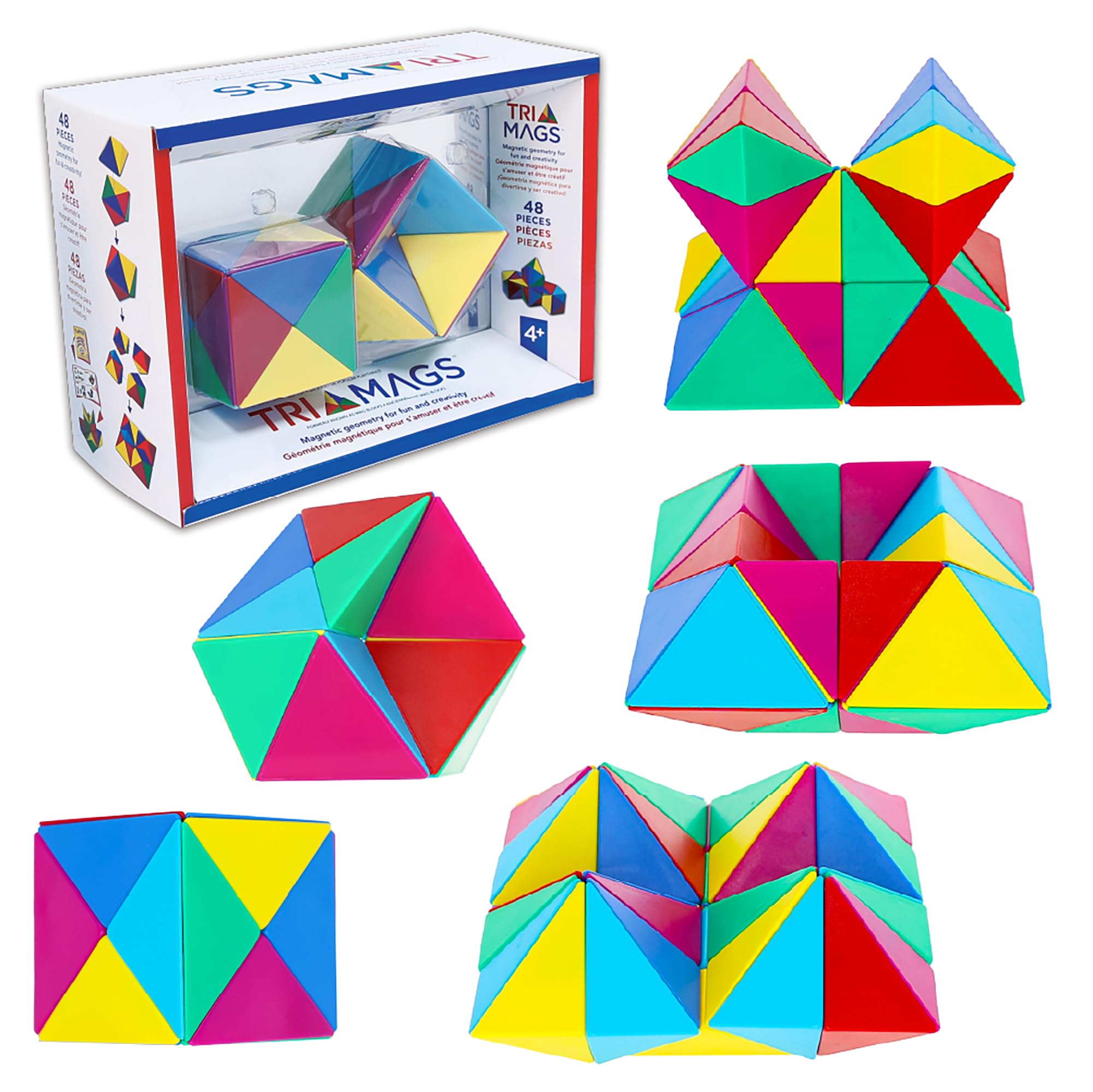 Amazon.com: POPULAR PLAYTHINGS Tri-Mags Magnetic Puzzle Toy
