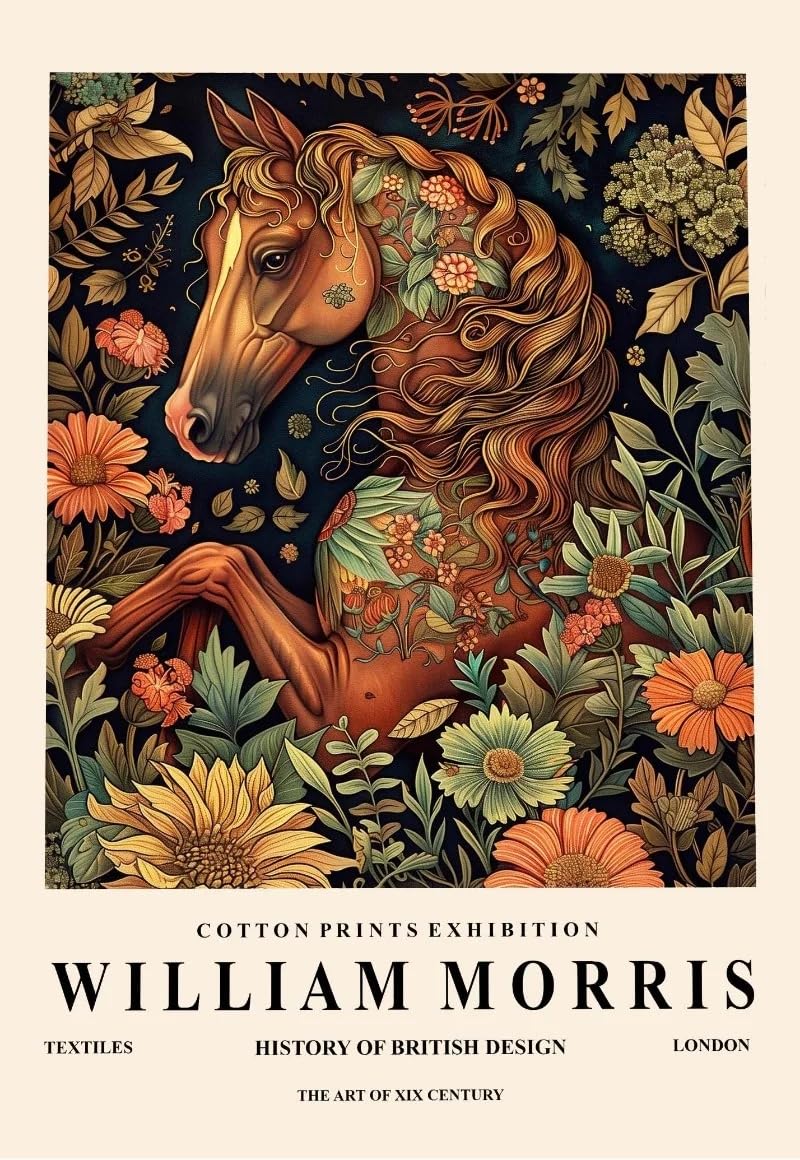 Amazon.co.jp: ウィリアム・モリス 動物のポスターと版画 現代の壁画