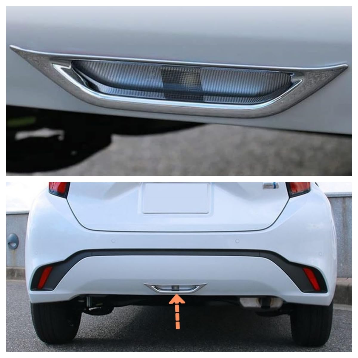 Amazon | 新型 アクア AQUA MX PX系 リアバンパーガーニッシュ バック