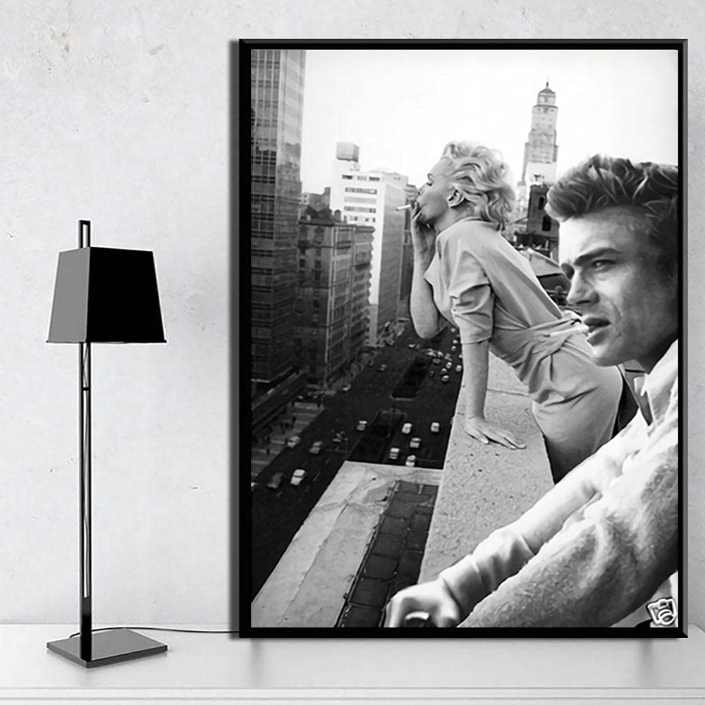 Amazon.co.jp: ジェームズディーンマリリンモンロー映画スターポスター