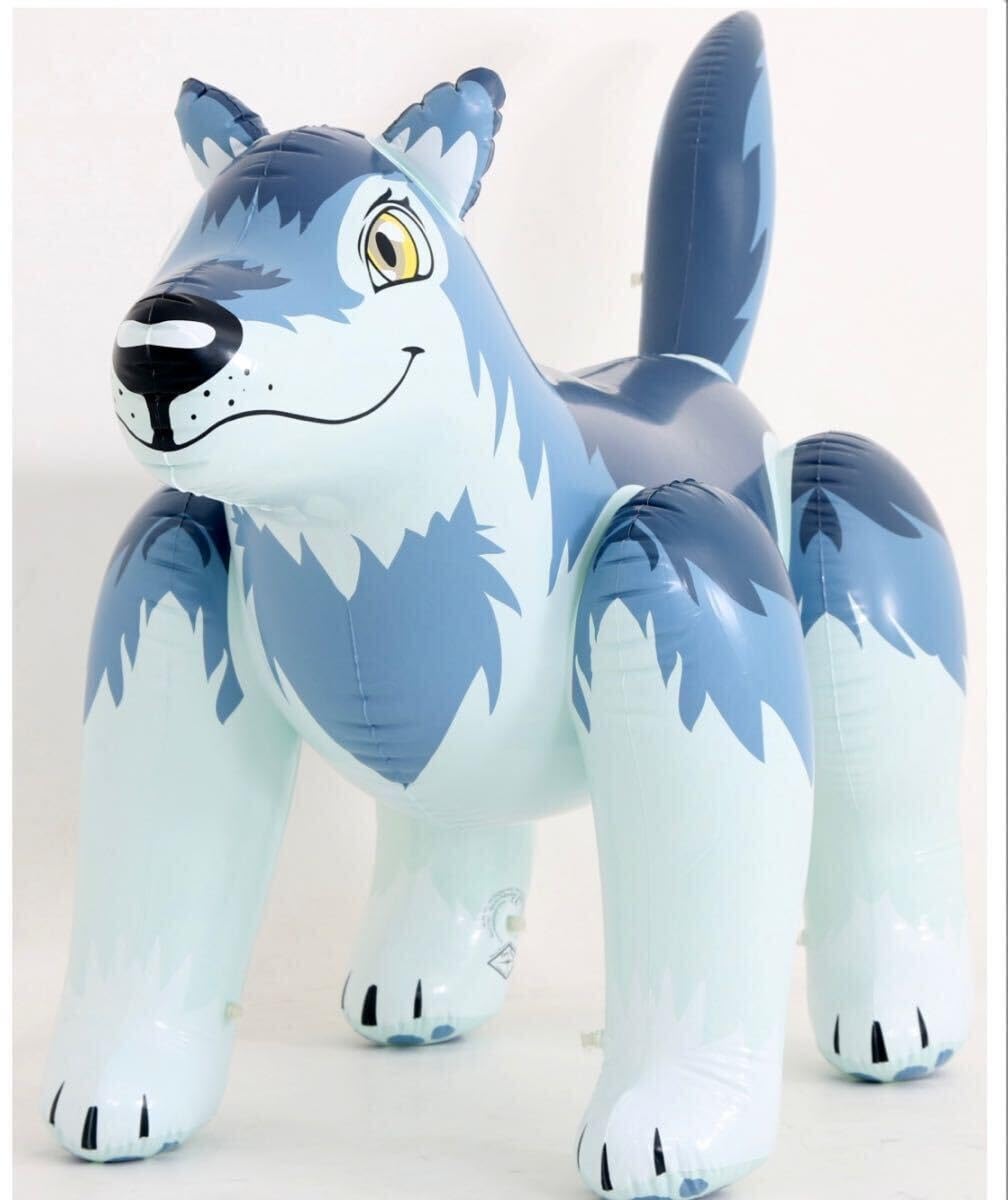 Amazon.co.jp: ウルフ ツヤあり フロート 空気ビニール風船 浮き輪