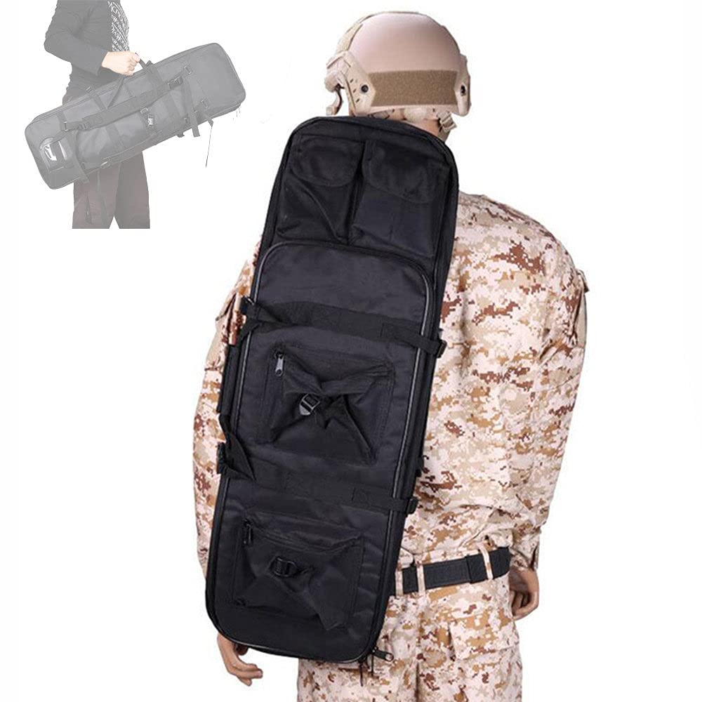 Amazon.co.jp: ライフルケースタクティカルガンバッグ、ライフル用33