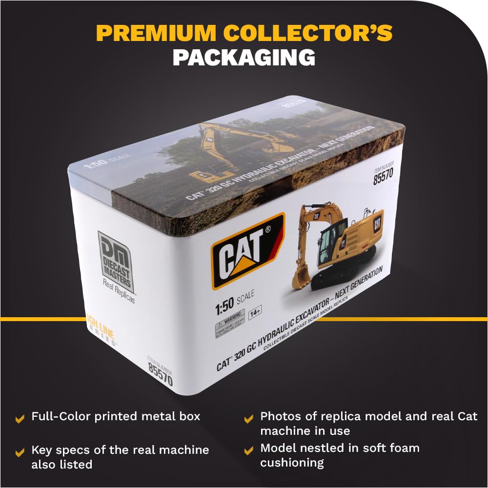 Amazon | ダイキャストマスター 1/50 Cat 320GC 油圧ショベル