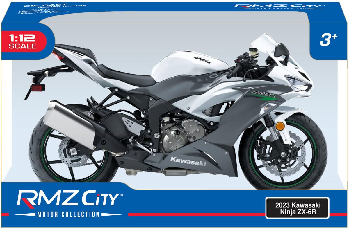 Amazon.com: Doyusha Diecast Motorcycle 1/12 2023 Kawasaki Ninja ZX