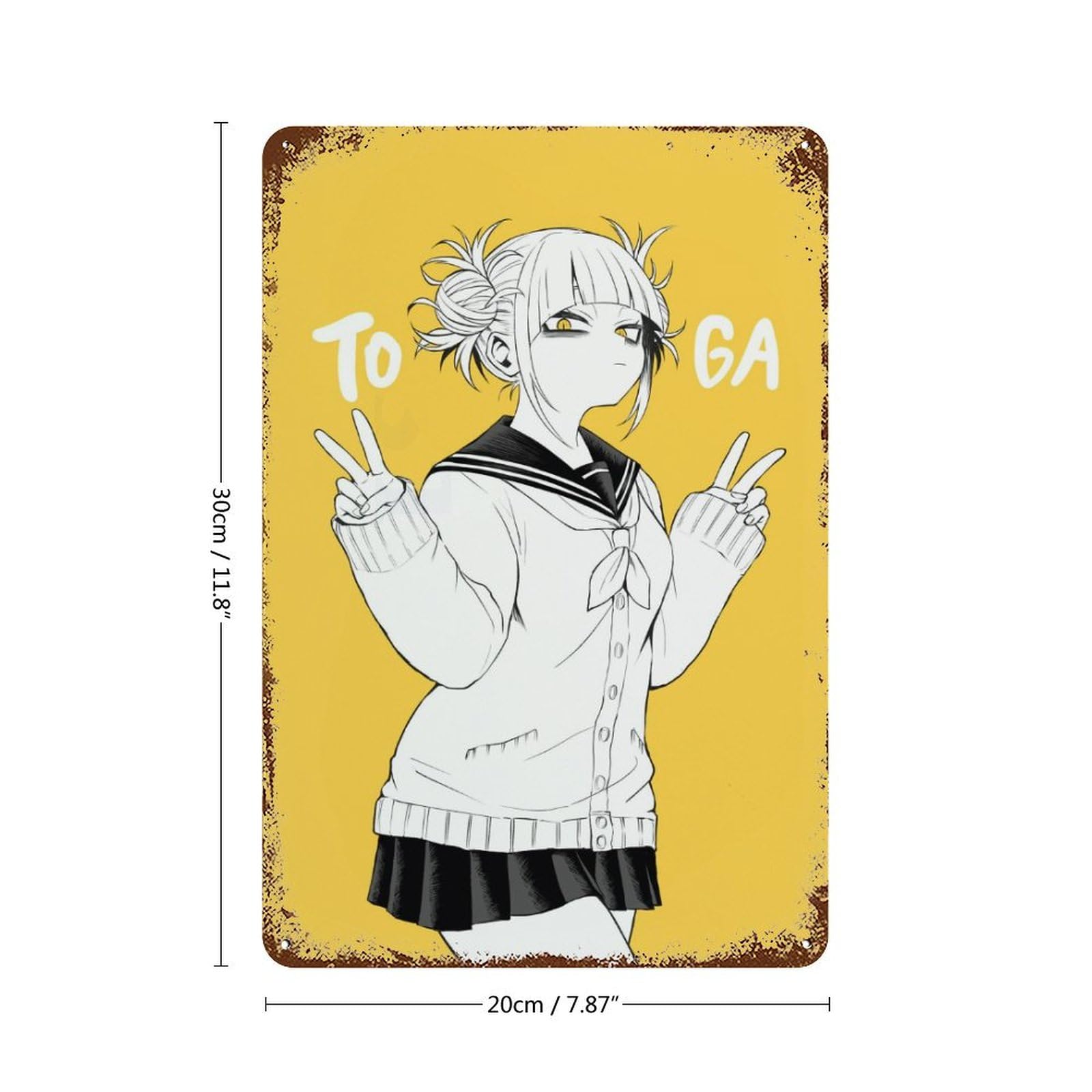 Amazon.co.jp: ヒロアカ トガヒミコ 壁掛けポスター 壁掛け絵画 アート