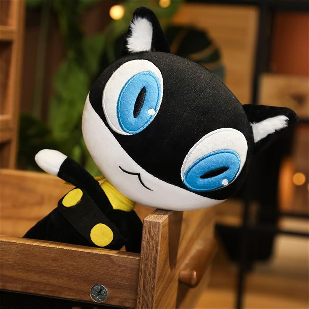 Amazon.co.jp: LACOS ペルソナ5 モルガナ 黒猫 ぬいぐるみ 人形ドール