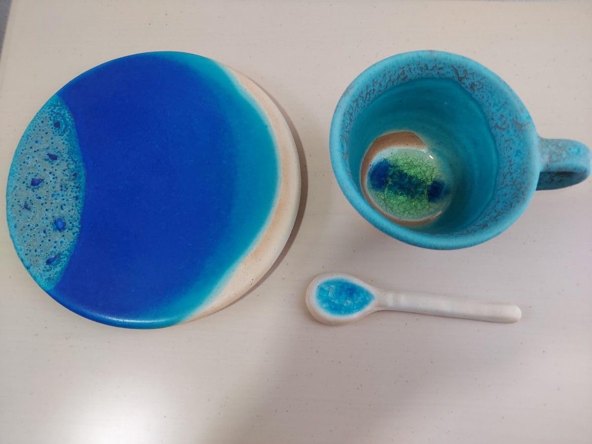 Amazon | うるま陶器 やちむん コーヒーカップセット | ノーブランド品