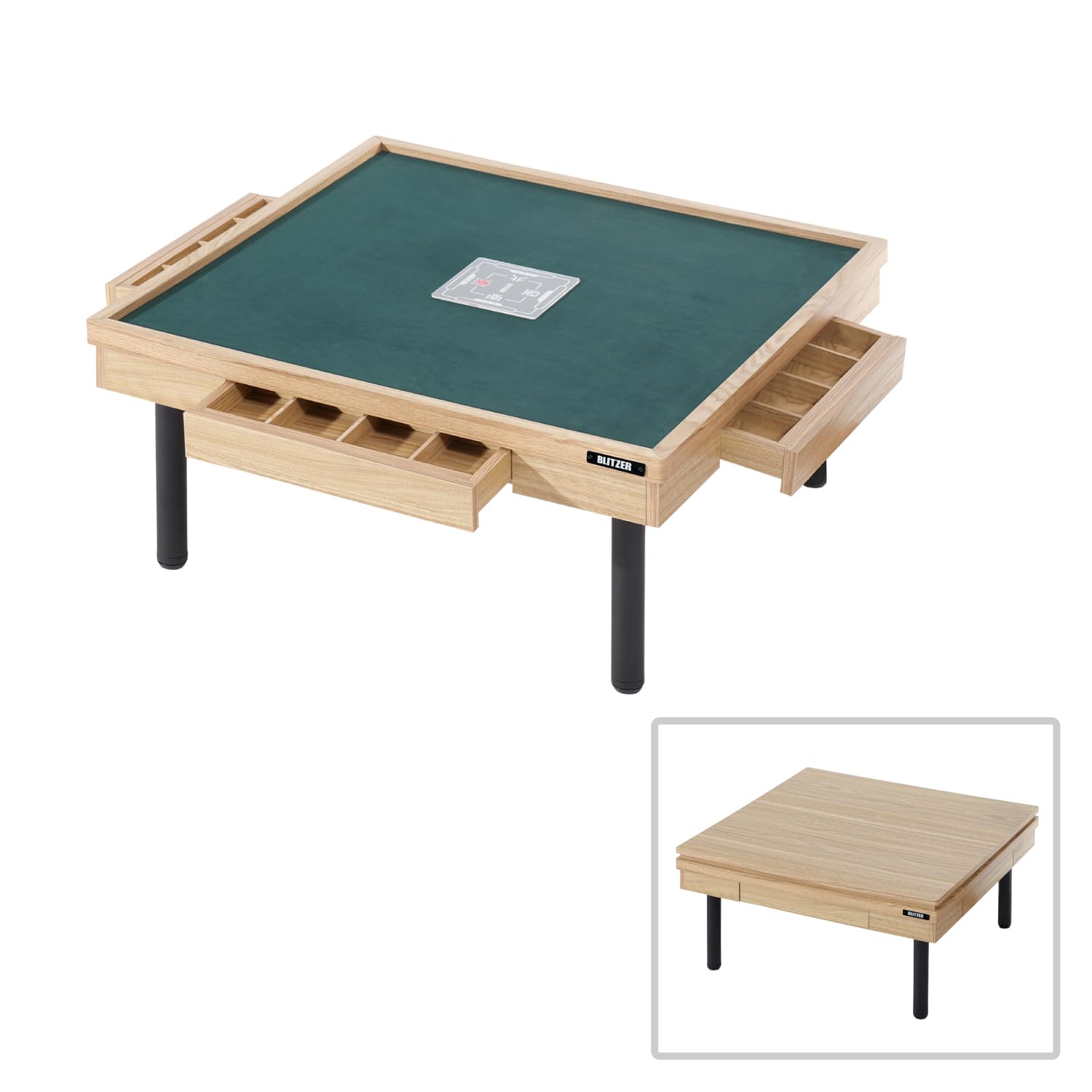 Amazon.co.jp: BLITZER(ブリッツァー) シークレット麻雀卓 BMJ35L-AK