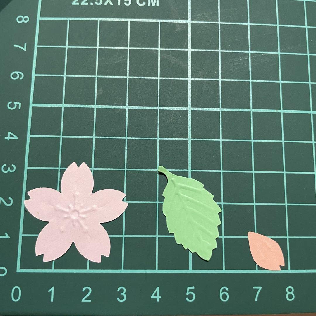 Amazon.co.jp: クラフトパンチ サクラ メッセージカード パーツ 卒園