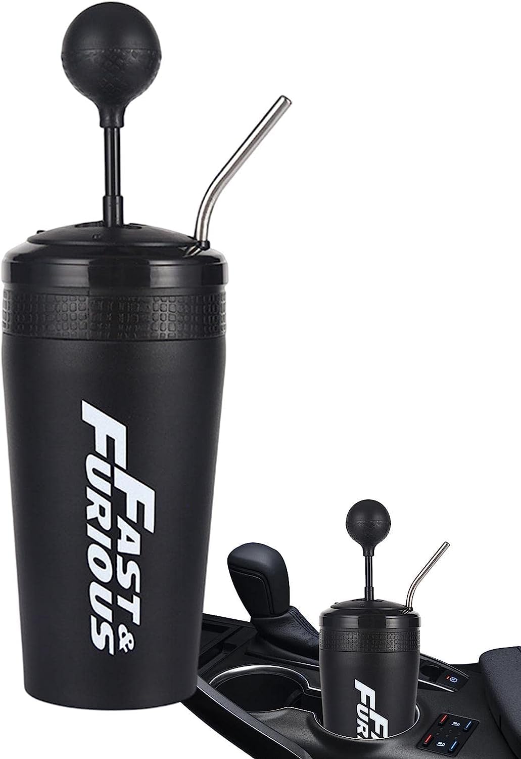 Amazon | ワイルド スピード 10 ウォーター カップ ストローと蓋付き