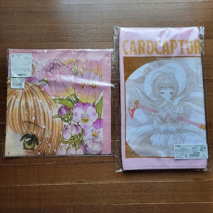 Amazon.co.jp: CLAMP展 カードキャプターさくら プリント ハンカチ