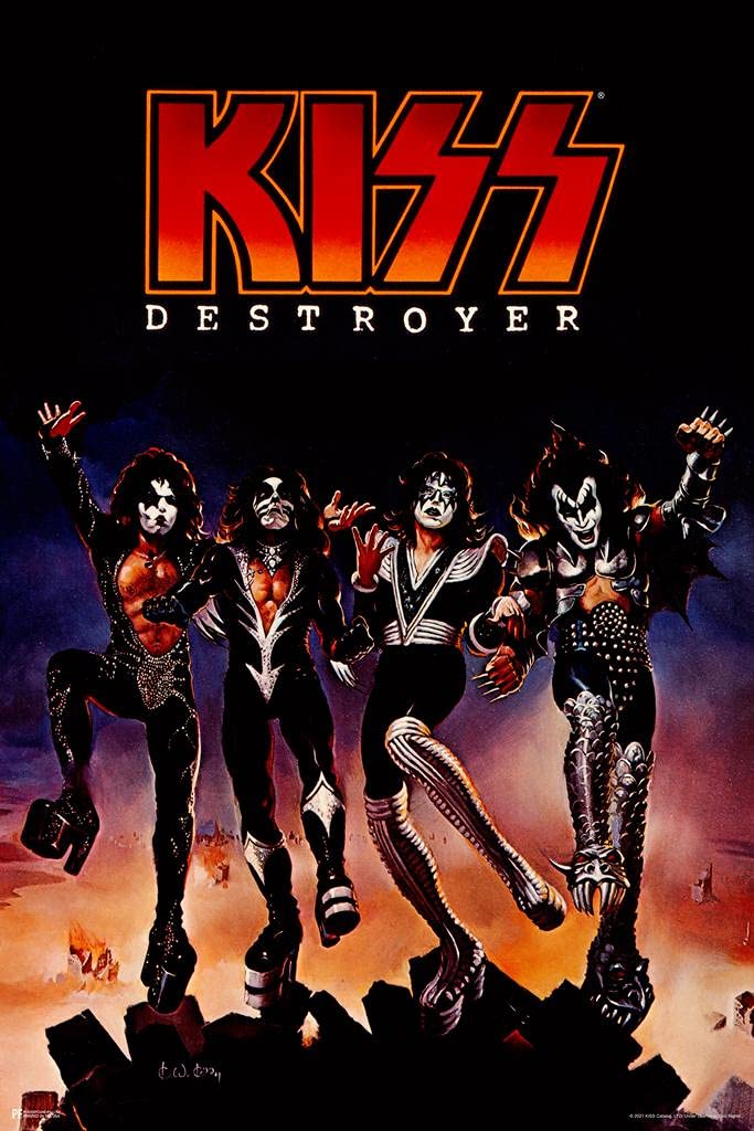 Amazon.co.jp: Kiss Destroyer ポスター アルバム カバー ビニール