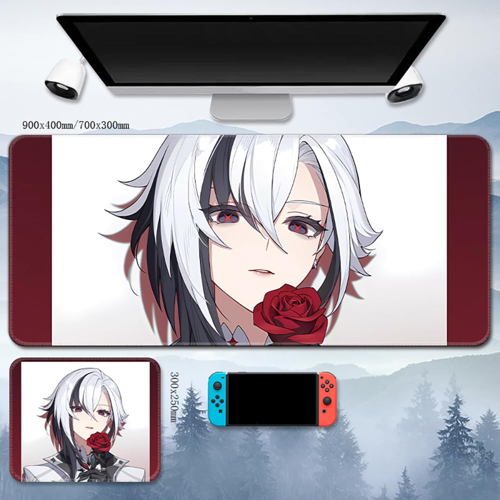 Amazon.co.jp: 原神 アルレッキーノ マウスパッド 召使 周辺 パソコン