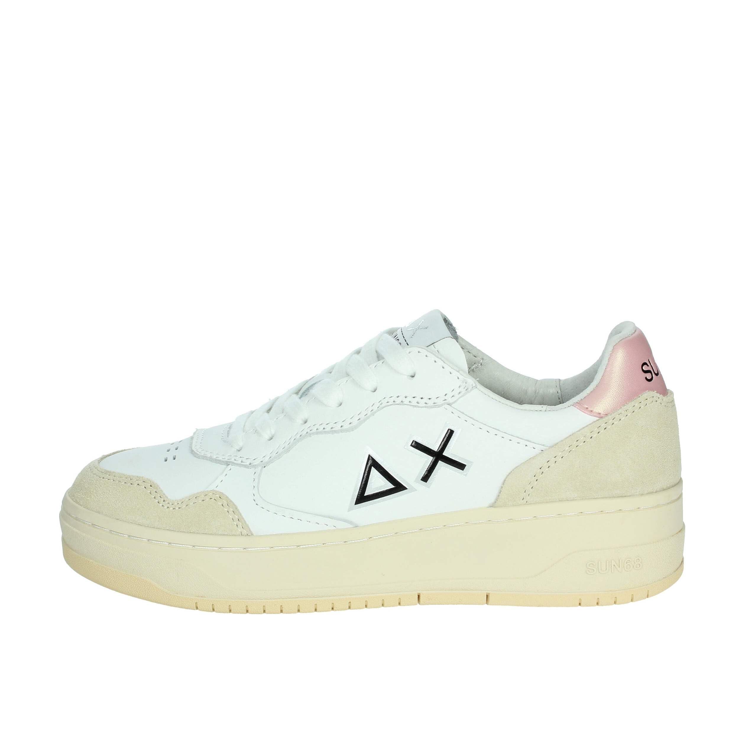 SUN68 Sneakers Donna Basse con Platform Z44234 0131 Basket Love