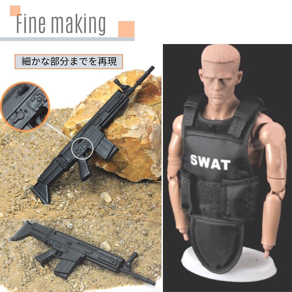 Amazon.co.jp: 1:6スケール 可動関節30か所 特殊部隊SWAT 完全装備