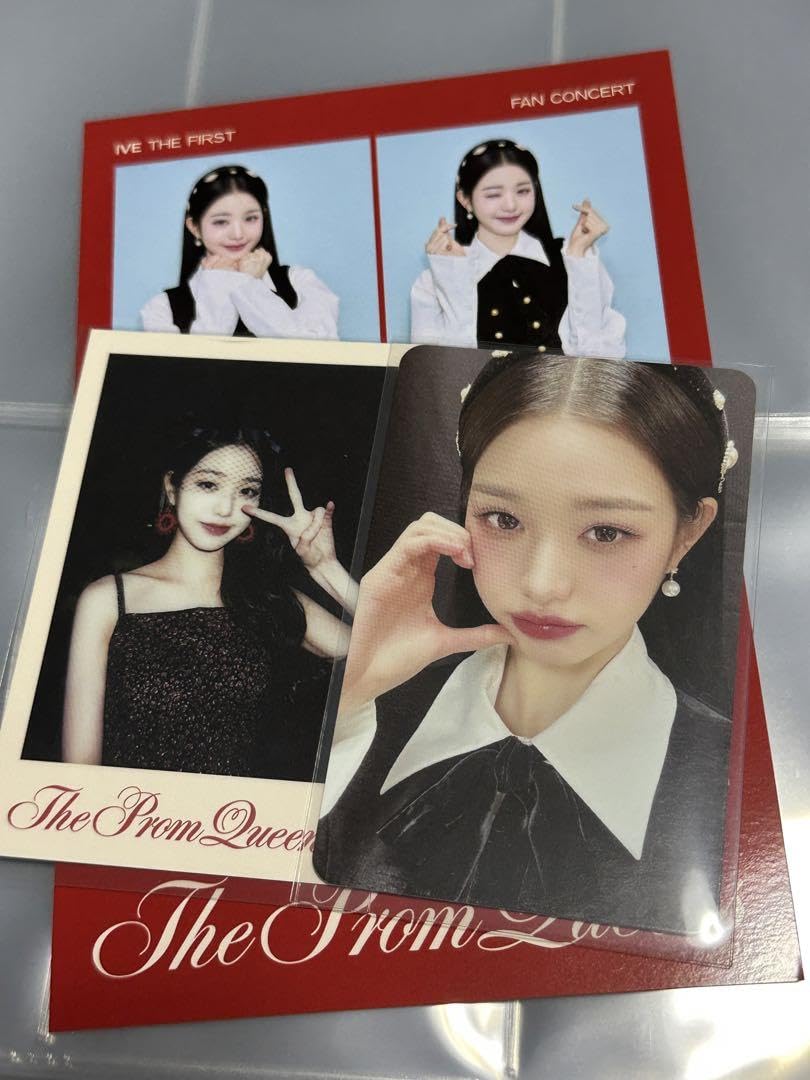 Amazon.co.jp: IVE ファンコン ウォニョン トレカ チェキ 4カット 円盤