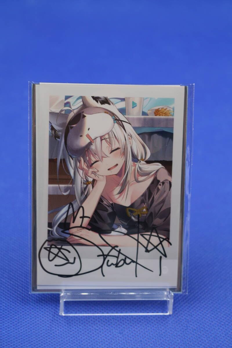 Amazon.co.jp: 32-10 現状品白上フブキ直筆サイン入り りいちゅ描き