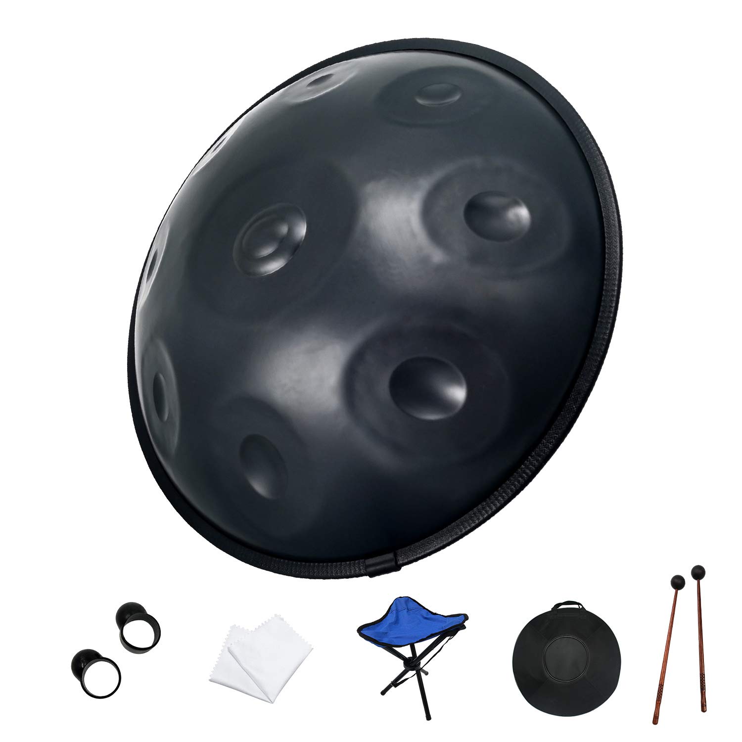 Amazon | ハンドパン スティールドラム 打楽器 ，ハンドパンDマイナー9