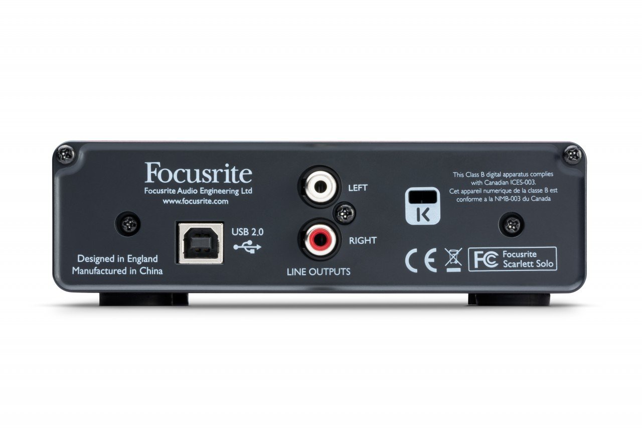 Amazon.com: Focusrite Scarlett Solo Compact (1st Gen) USB Audio