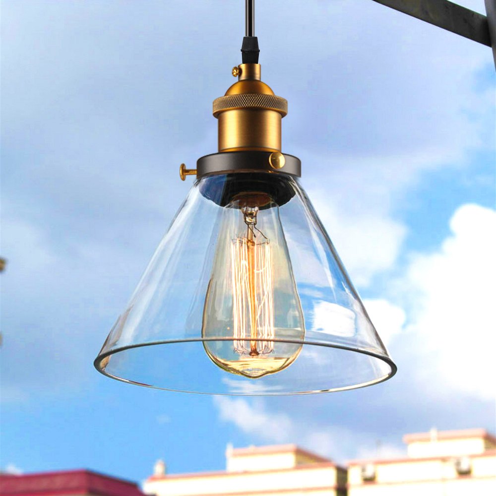 Amazon.co.jp : ZEKOO ペンダントライト ガラス 吊り下げ照明器具 引っ