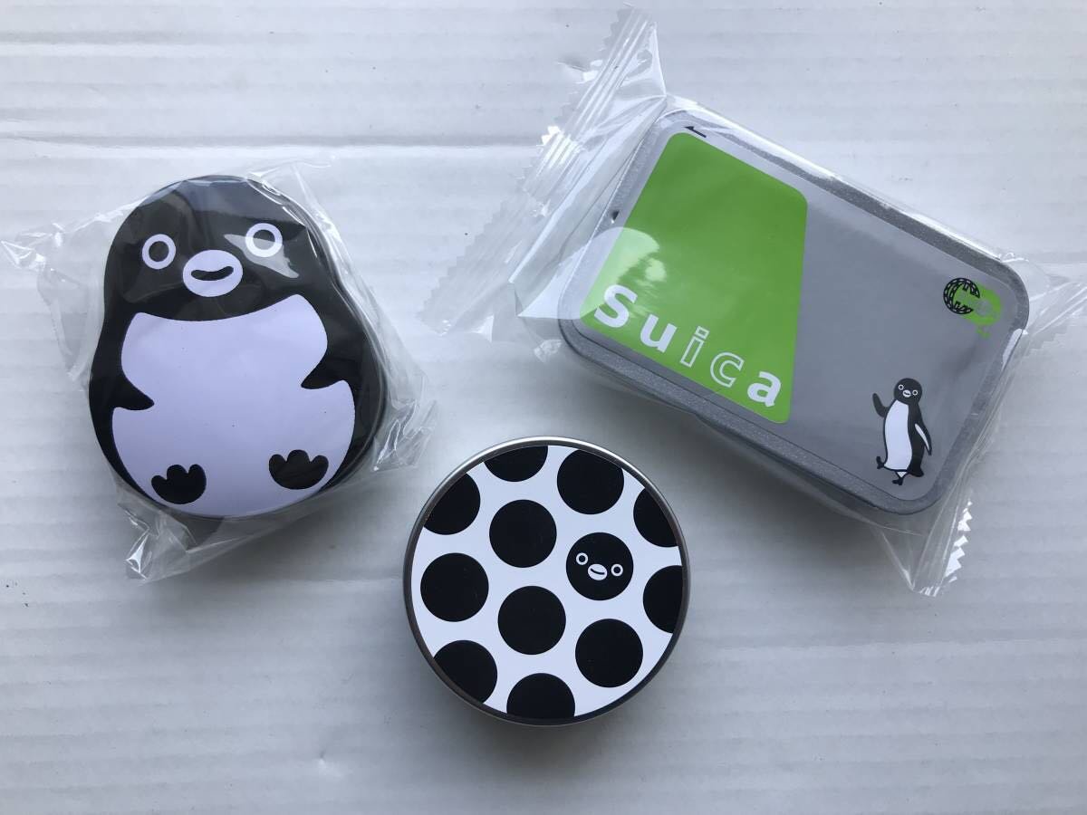 Amazon.co.jp: 【限定品】SuicaペンギンSuicaデザイン缶3点セット