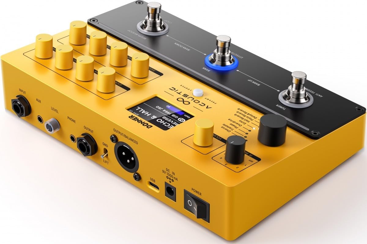 Amazon | Donner Acoustic Preamp Loop プリアンプ アコースティック