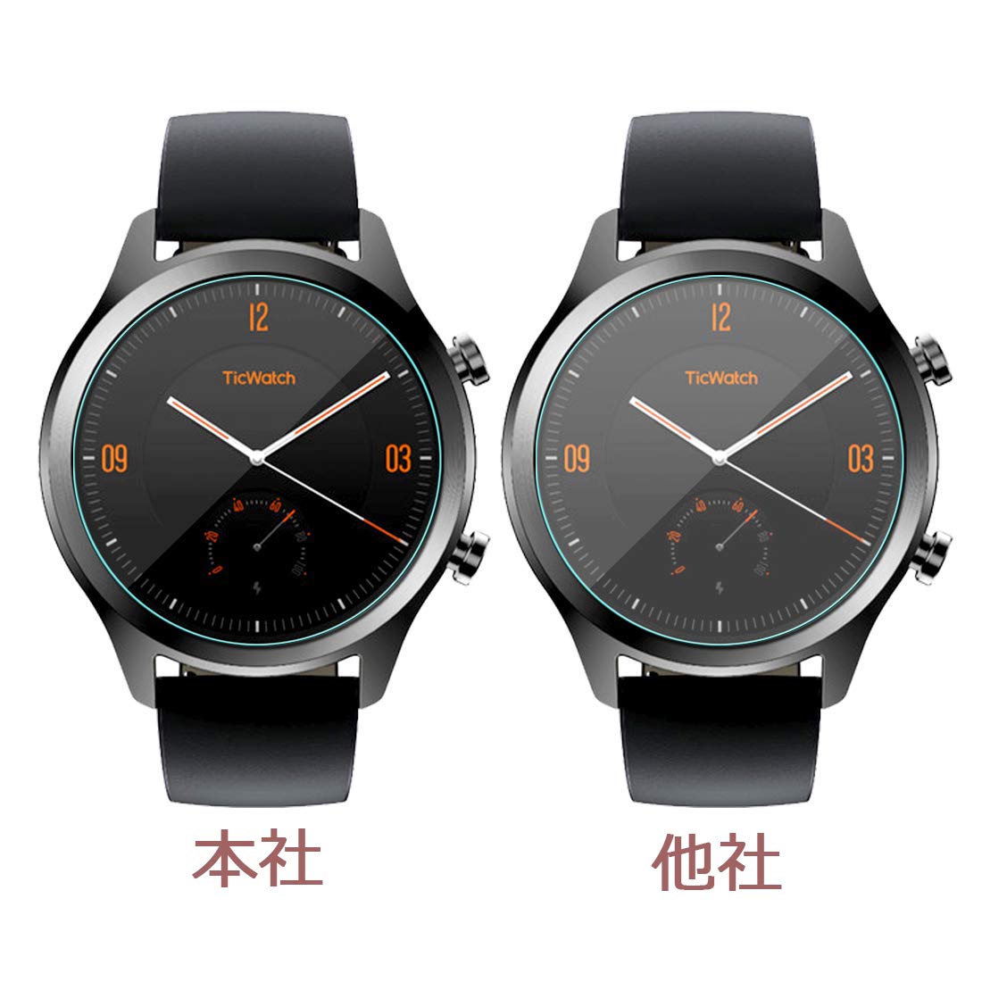 Amazon.co.jp: 【2枚セット】Ticwatch E2/Ticwatch S2/Ticwatch C2